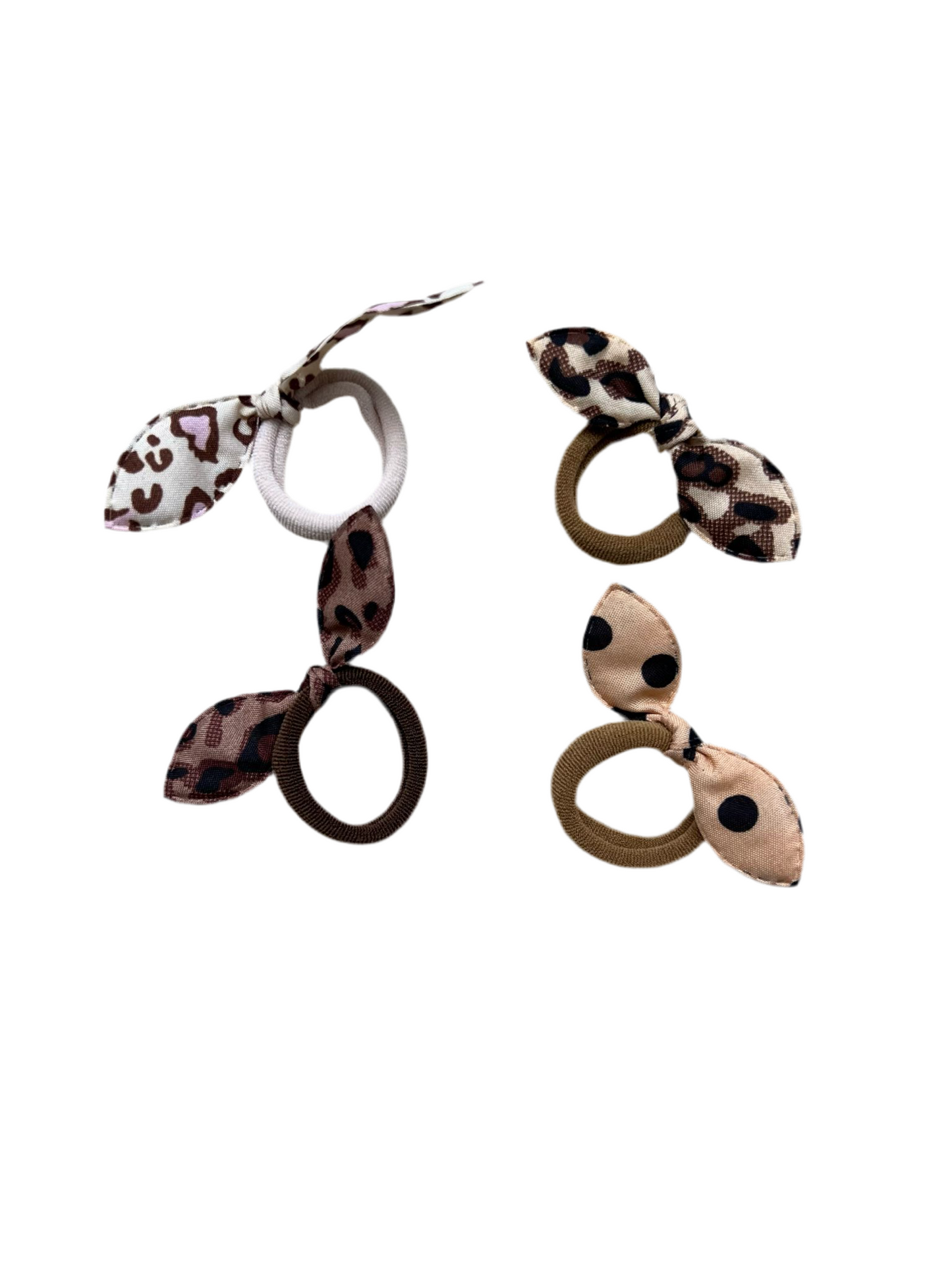 Haarelastiekjes strik print