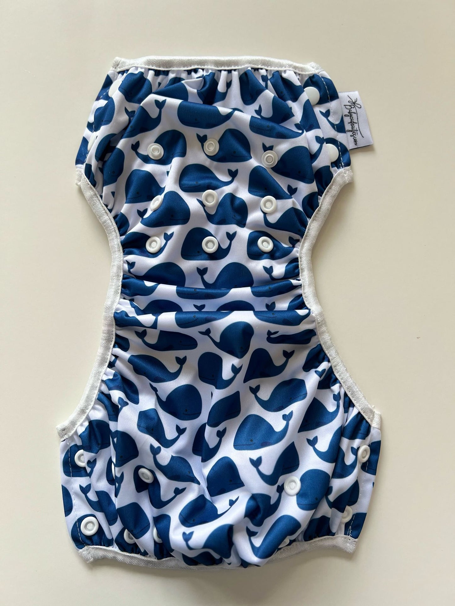 Wasbare zwemluier Walvis design