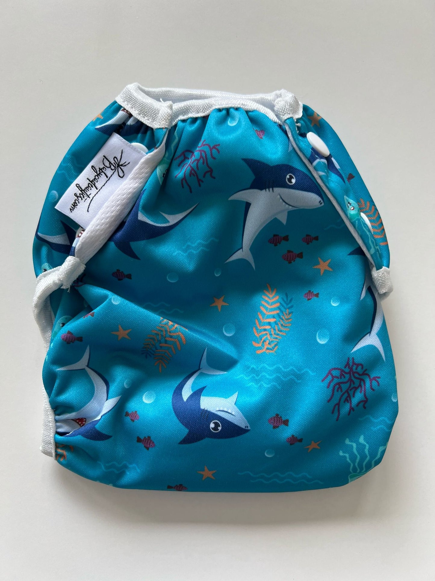 Wasbare zwemluier Baby Shark design
