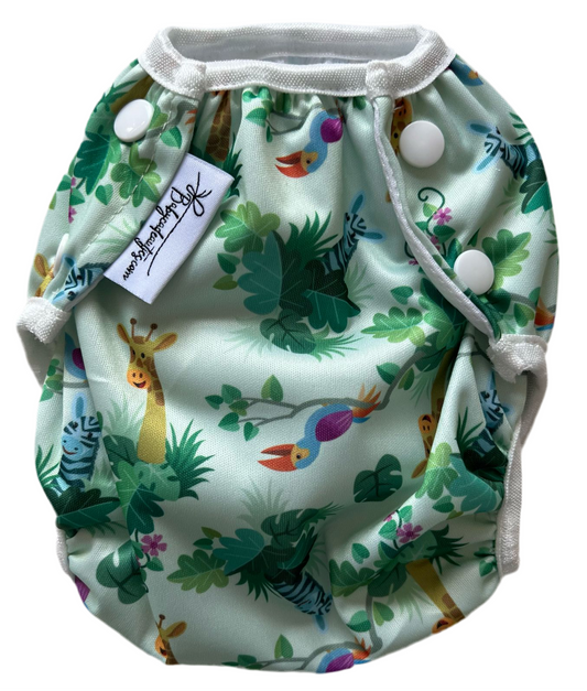 Wasbare zwemluier Jungle design 2