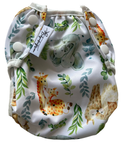 Wasbare zwemluier Jungle design 1