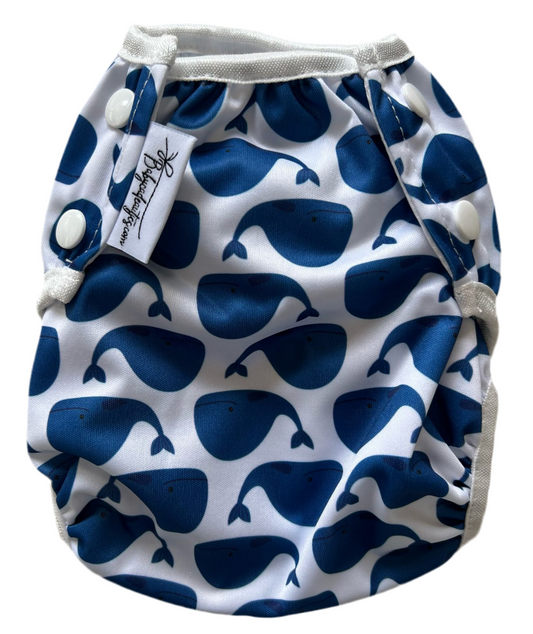 Wasbare zwemluier Walvis design