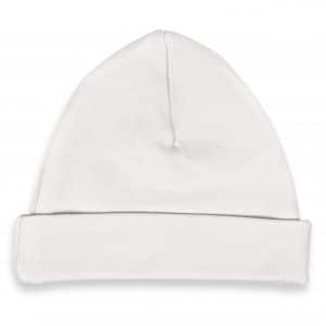Babymutsje wit met gratis bedrukking naam