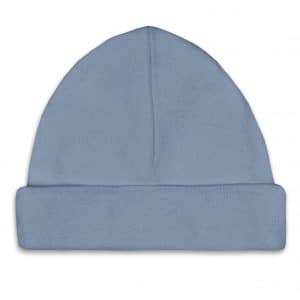 Babymutsje blauw met gratis bedrukking naam