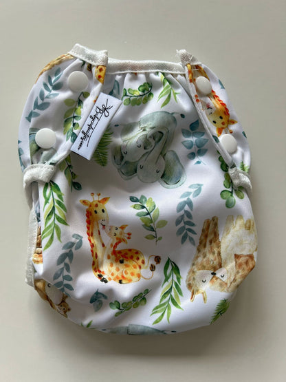 Wasbare zwemluier Jungle design 1