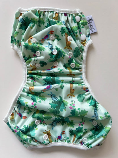 Wasbare zwemluier Jungle design 2