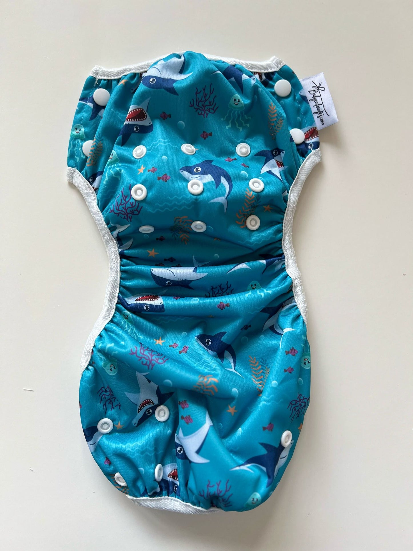 Wasbare zwemluier Baby Shark design