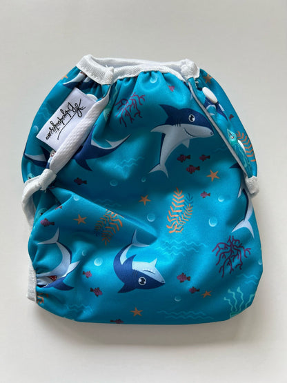Wasbare zwemluier Baby Shark design