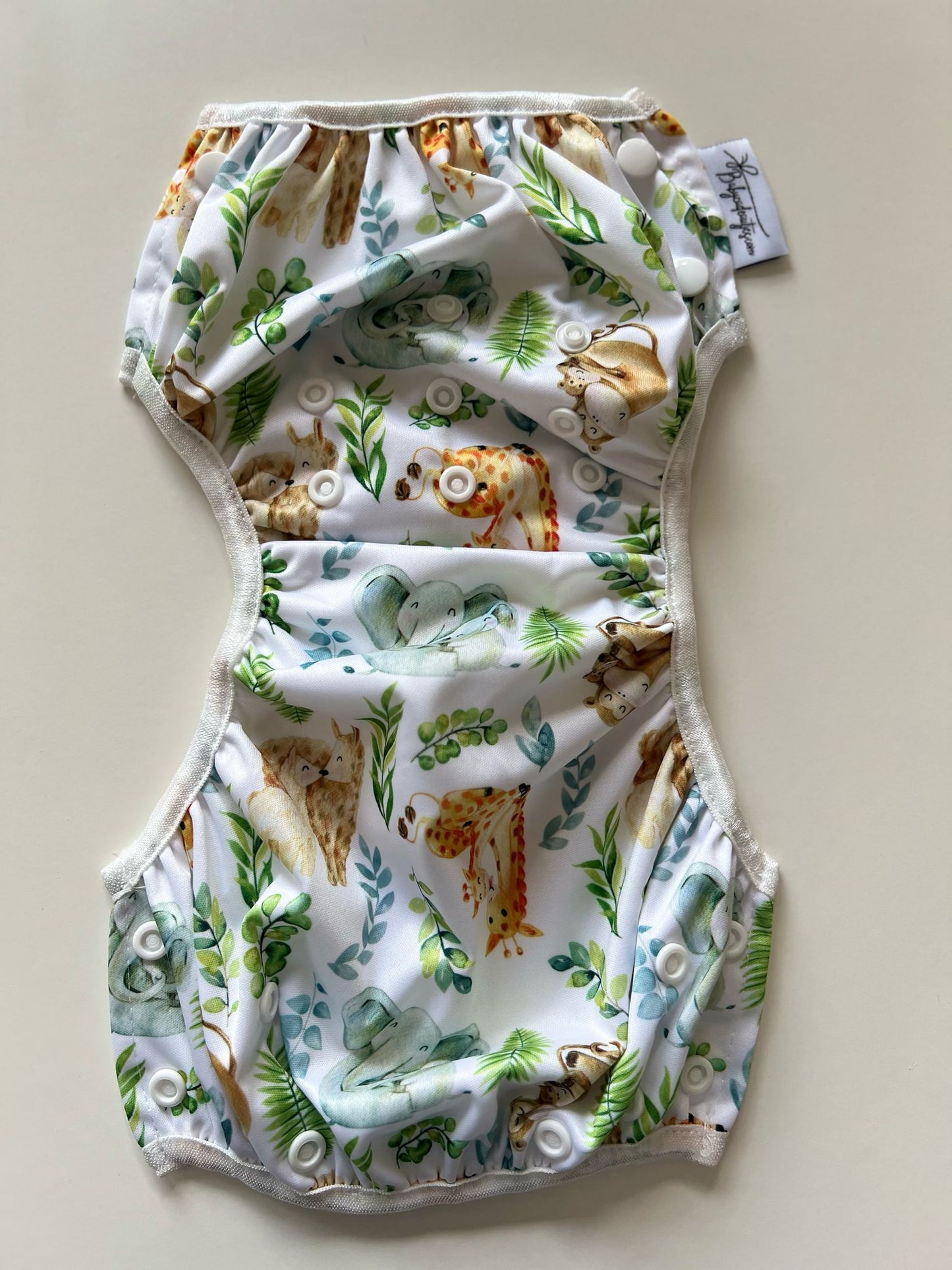 Wasbare zwemluier Jungle design 1