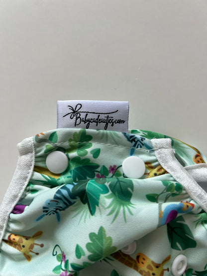 Wasbare zwemluier Jungle design 2