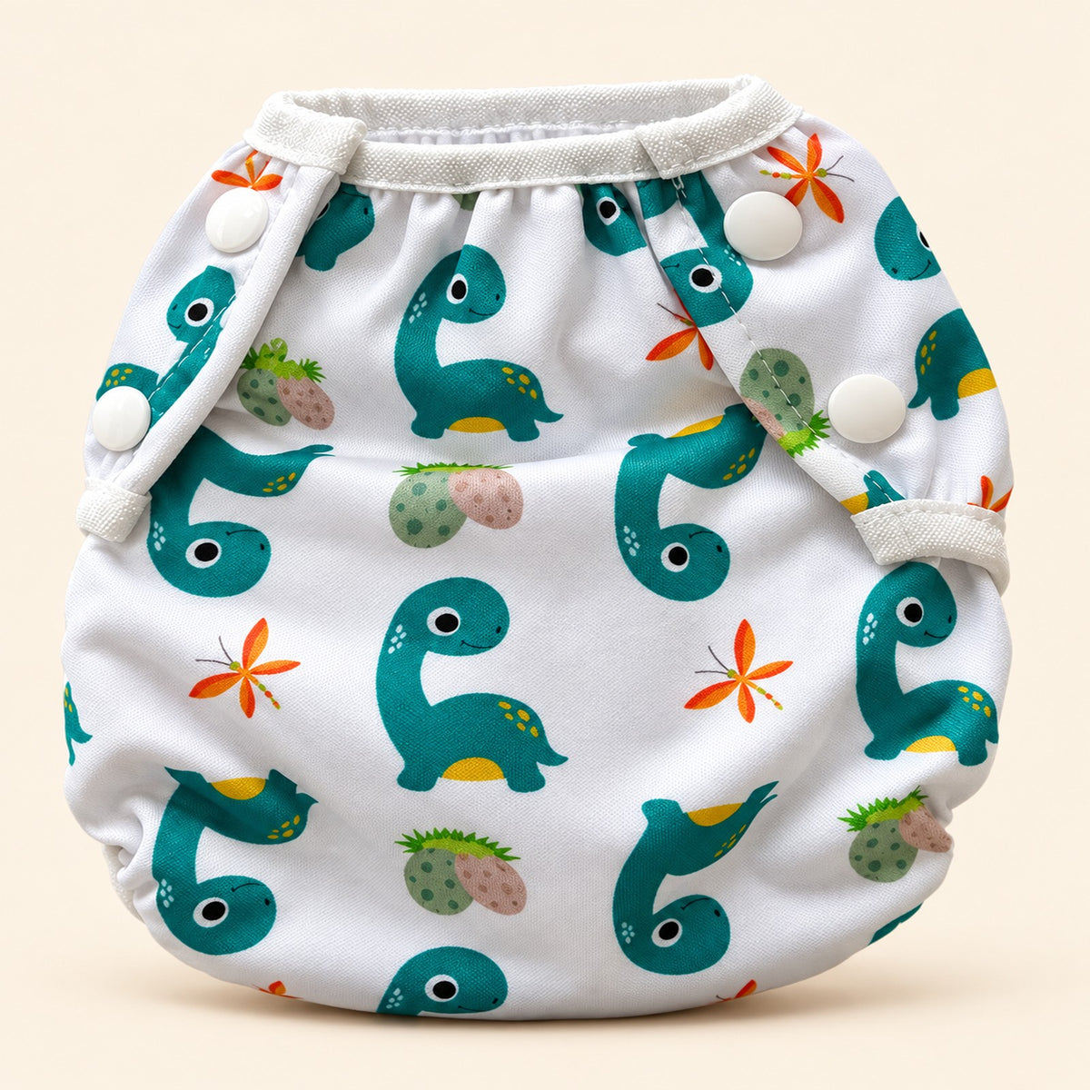 Wasbare zwemluier Dino design – studiofoto