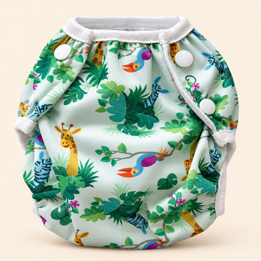 Wasbare zwemluier Jungle design 2 – studiofoto